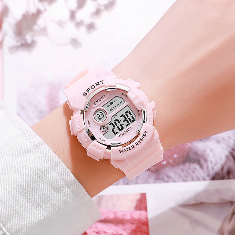 Smartwatch Digital Watches For Kid Boy - Mode enfants montres lumineux étanche sport