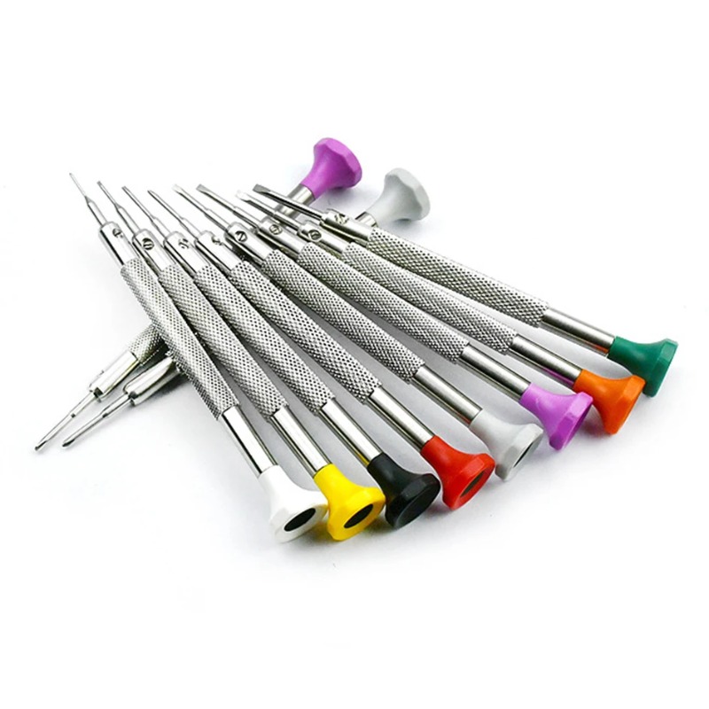 Watchmaker Screwdriver - Tournevis de précision 0.6-2.0mm, ensemble d'outils