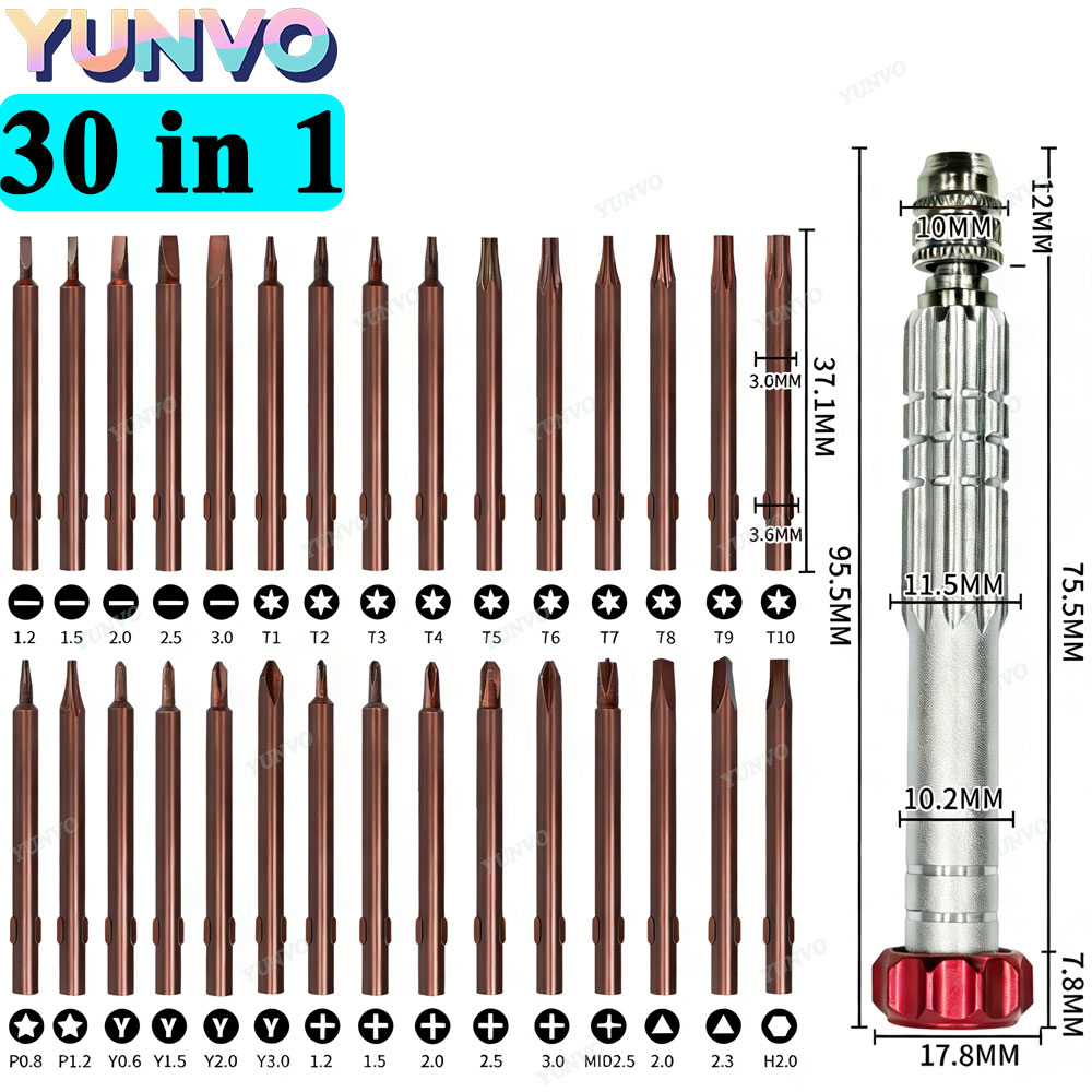 Watchmaker Screwdriver - Kit de tournevis de précision magnétique