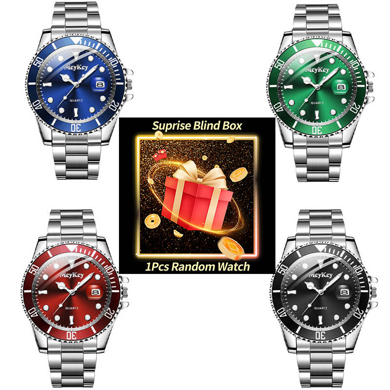 Analog Quartz Watch - 1PC Surprise mystère montre boîte aveugle-mode