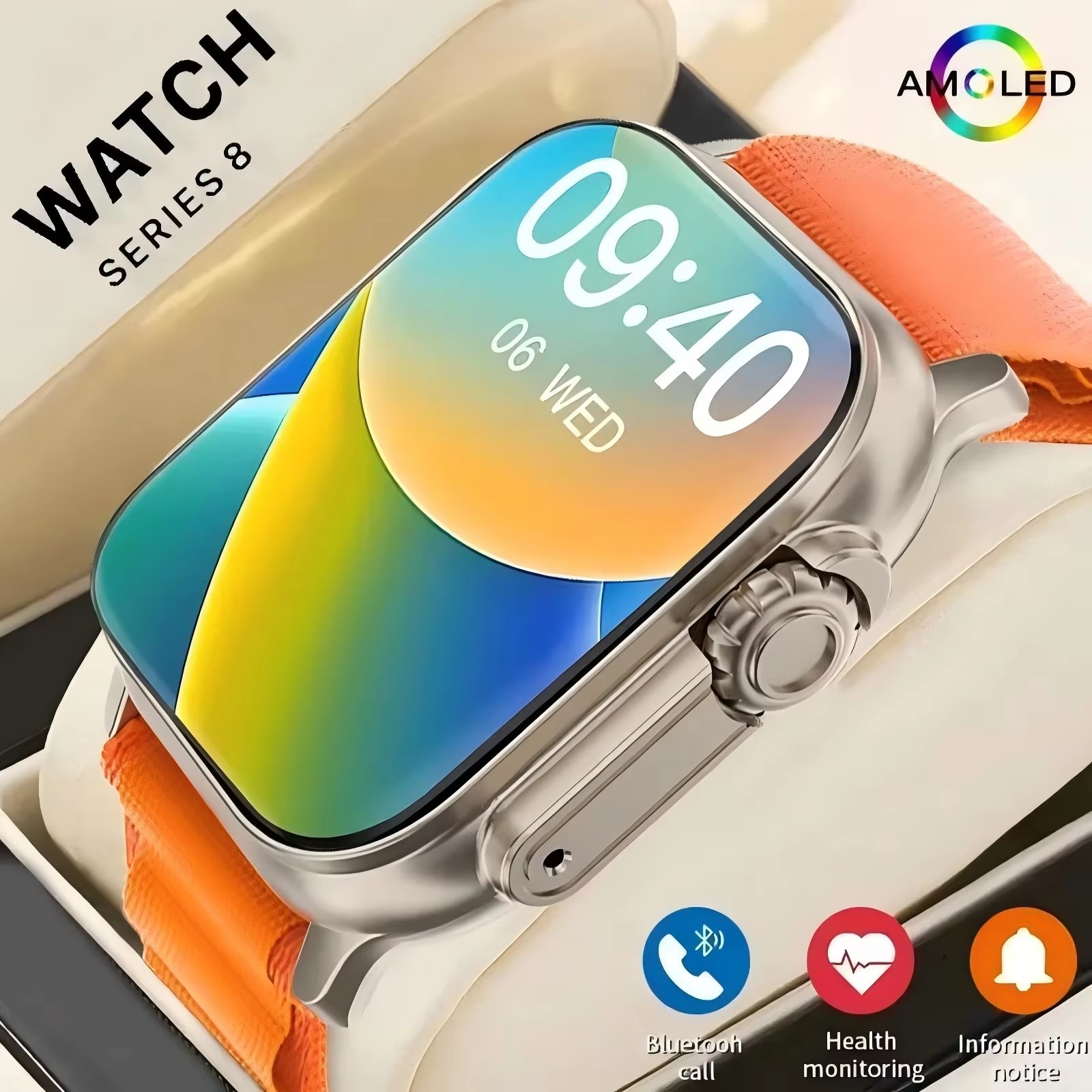 Smartwatch Square Watches For Men - Montre connectée T900 Ultra 2 originale