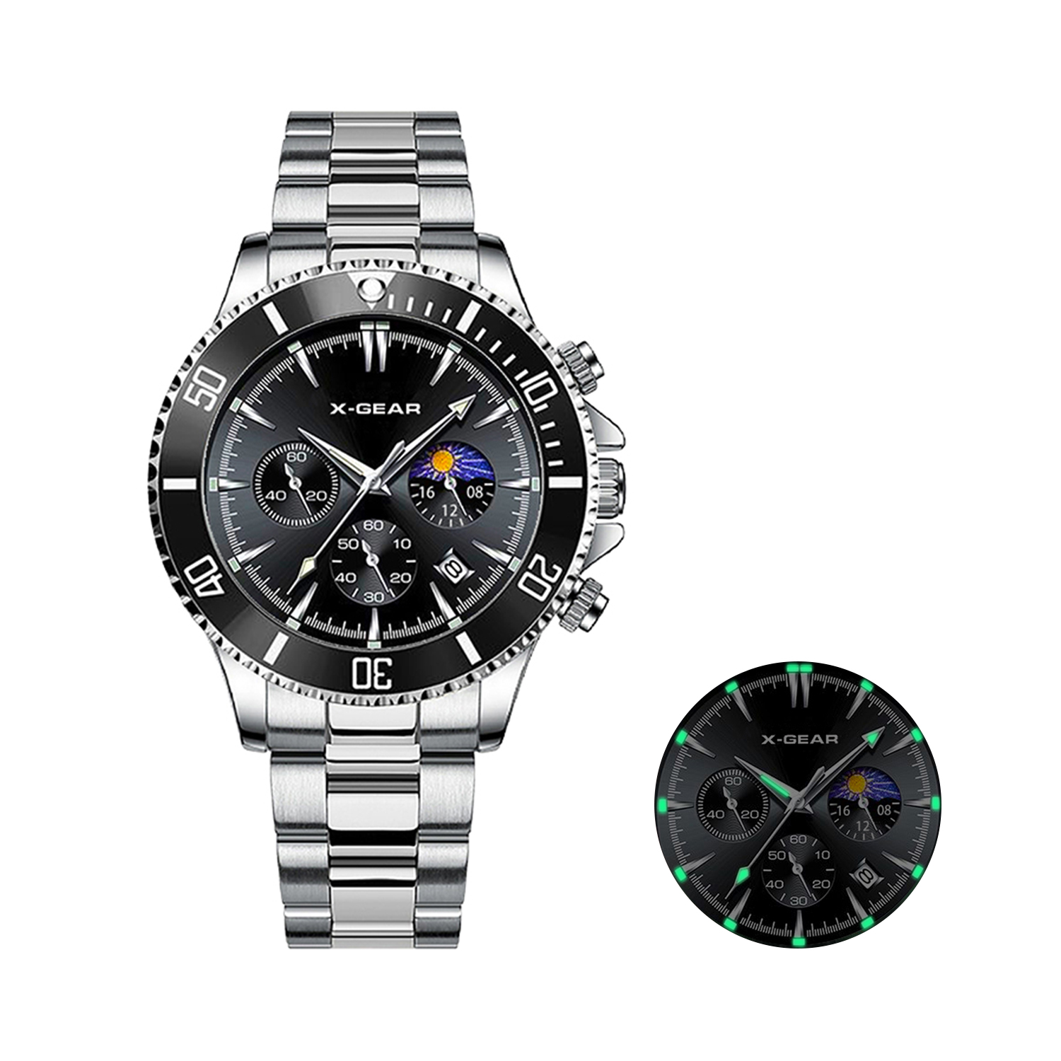 Xwatch Smartwatch - Montre à quartz pour homme X-GEAR