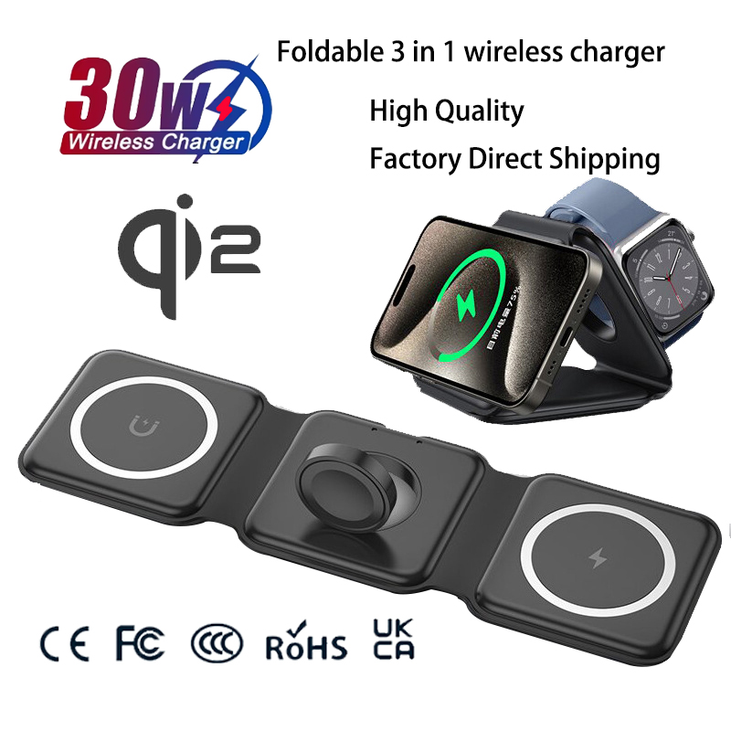 Smartwatch Apple Watch - Station de charge magnétique pliable universelle