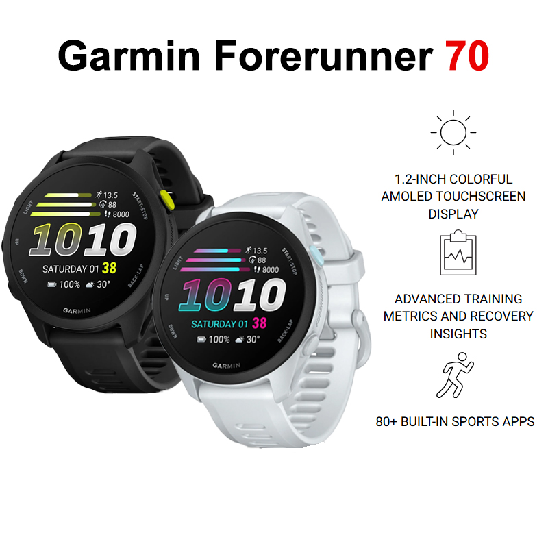 Timex Watches Smartwatch - Montre connectée GPS Garmin Forerunner 70,