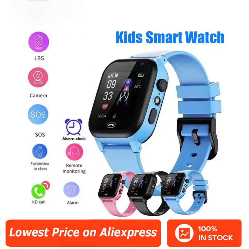 Smartwatch Watches For 12 Year Old Boy - Enfants montre intelligente SOS LBS localisation