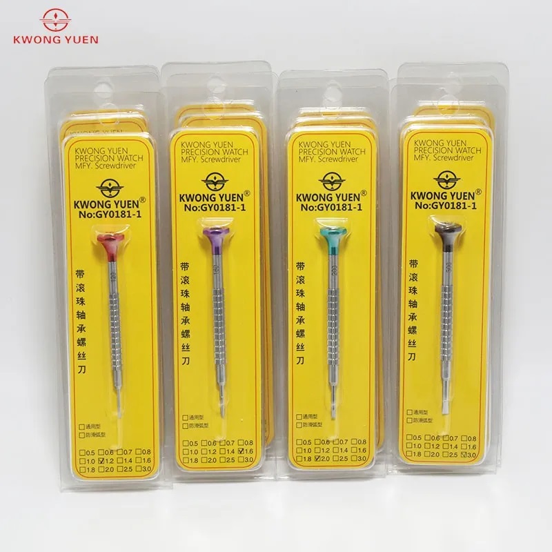 Watchmaker Screwdriver - Souverain ong YUEN-Tournevis à fente multifonctionnel