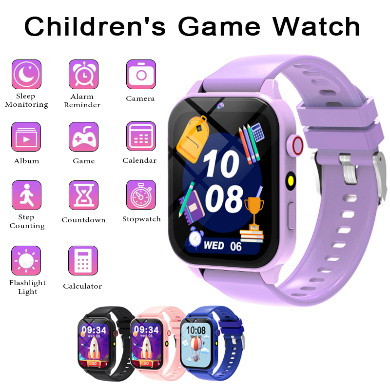 Smartwatch Watches For 12 Year Old Boy - Montre connectée de jeux pour enfants,
