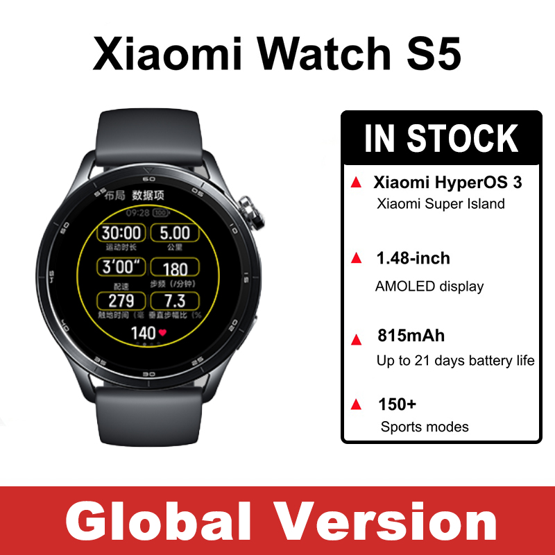 Timex Watches Smartwatch - Version Globale Xiaomi Watch S5 Xiaomi