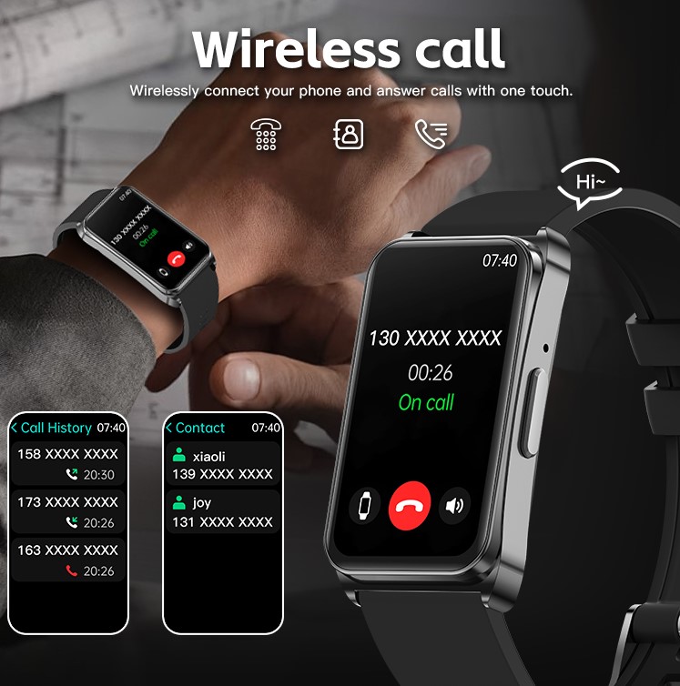 Watch Vs Smartwatch - Bracelet intelligent léger et fin VS
