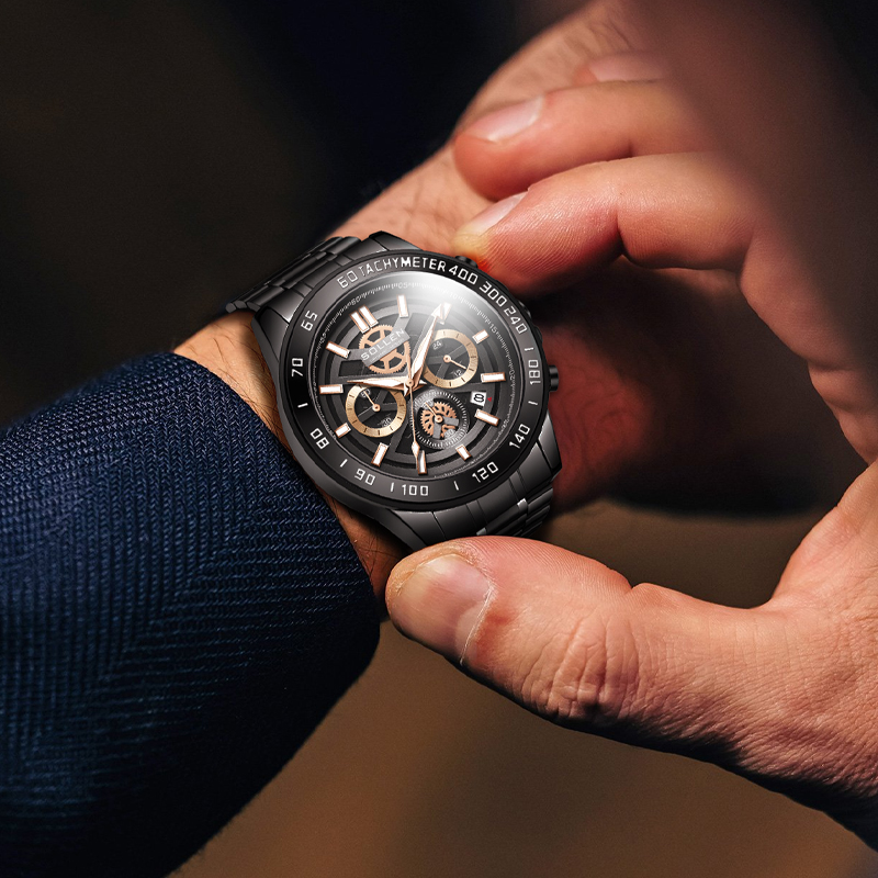 Analog Quartz Watch - Montres pour hommes, montre à quartz