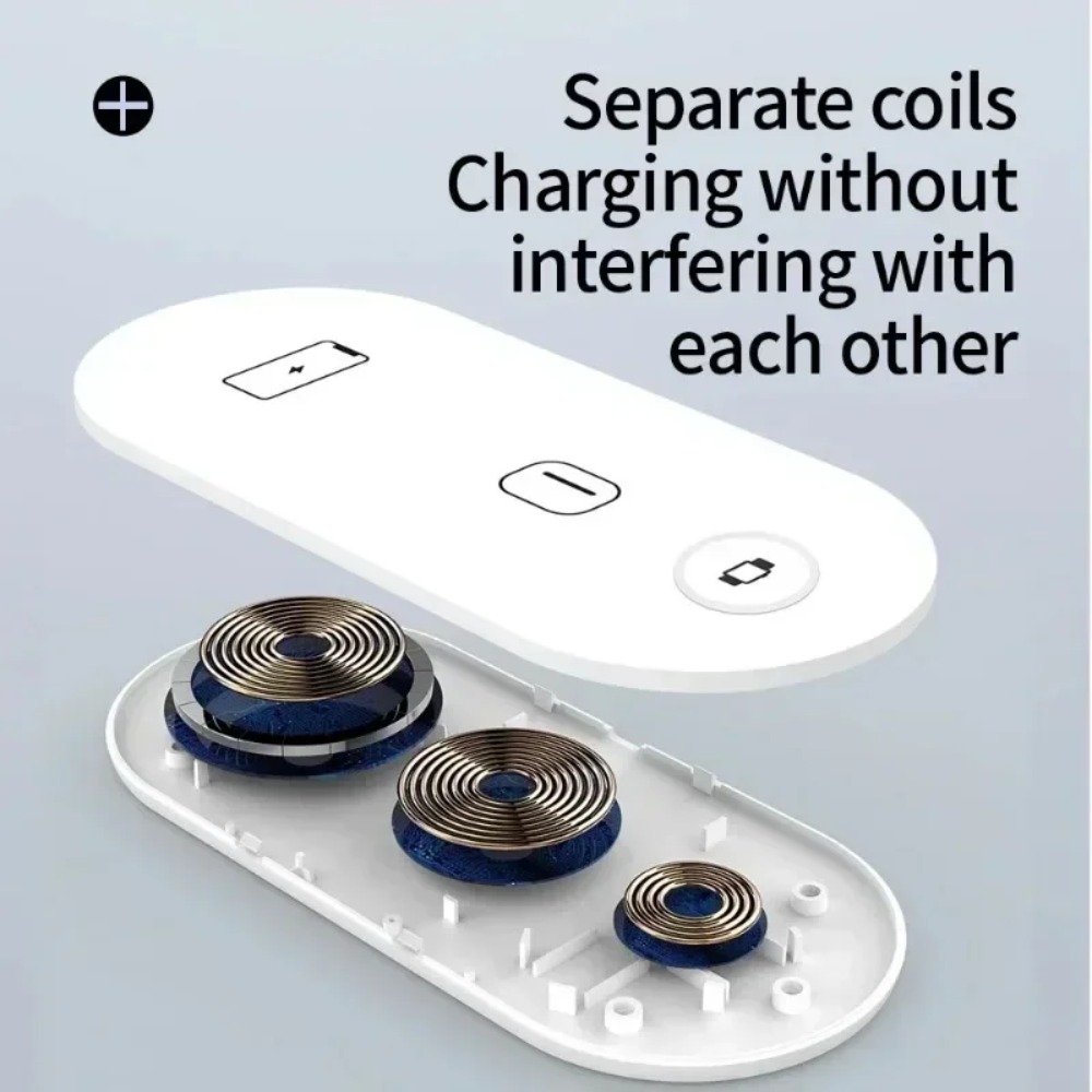 Smartwatch Apple Watch - Station de charge sans fil 3-en-1,