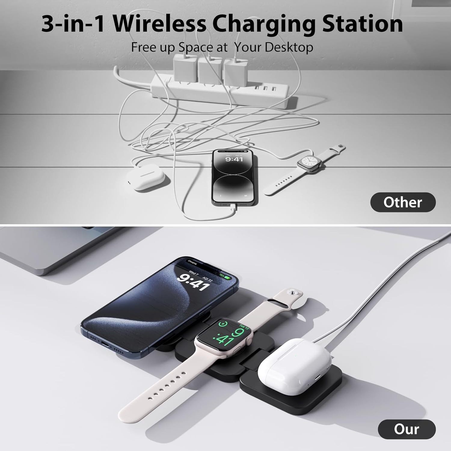 Chargeur sans fil rapide pliab - Smartwatch Apple Watch avis et prix