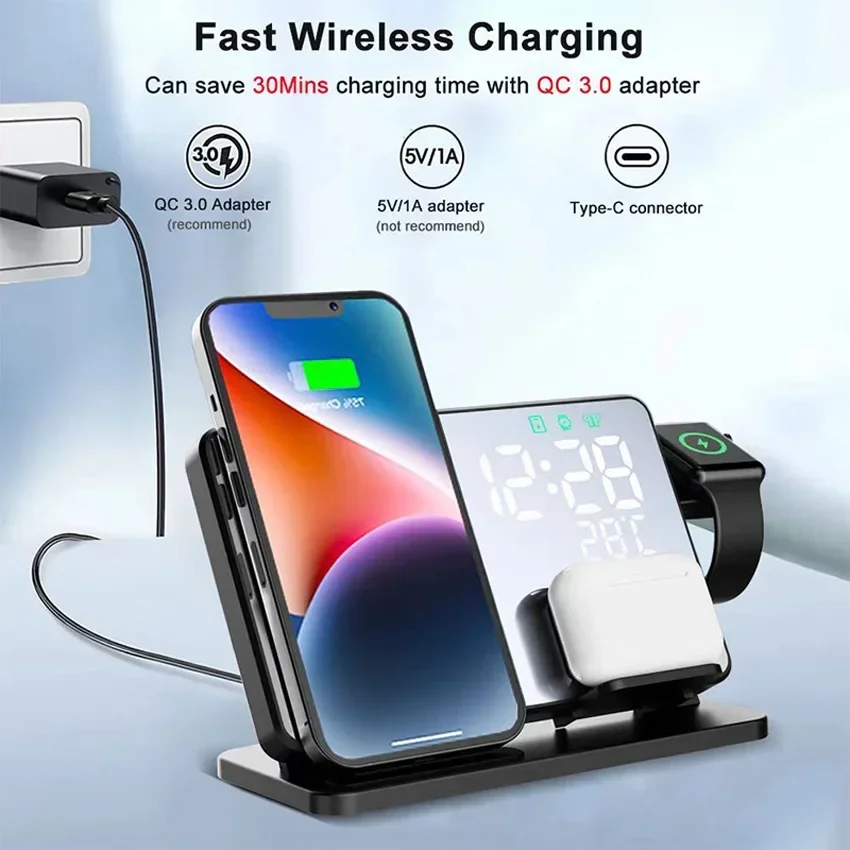Support de réveil et chargeur  - Iwatch Smartwatch avis et prix