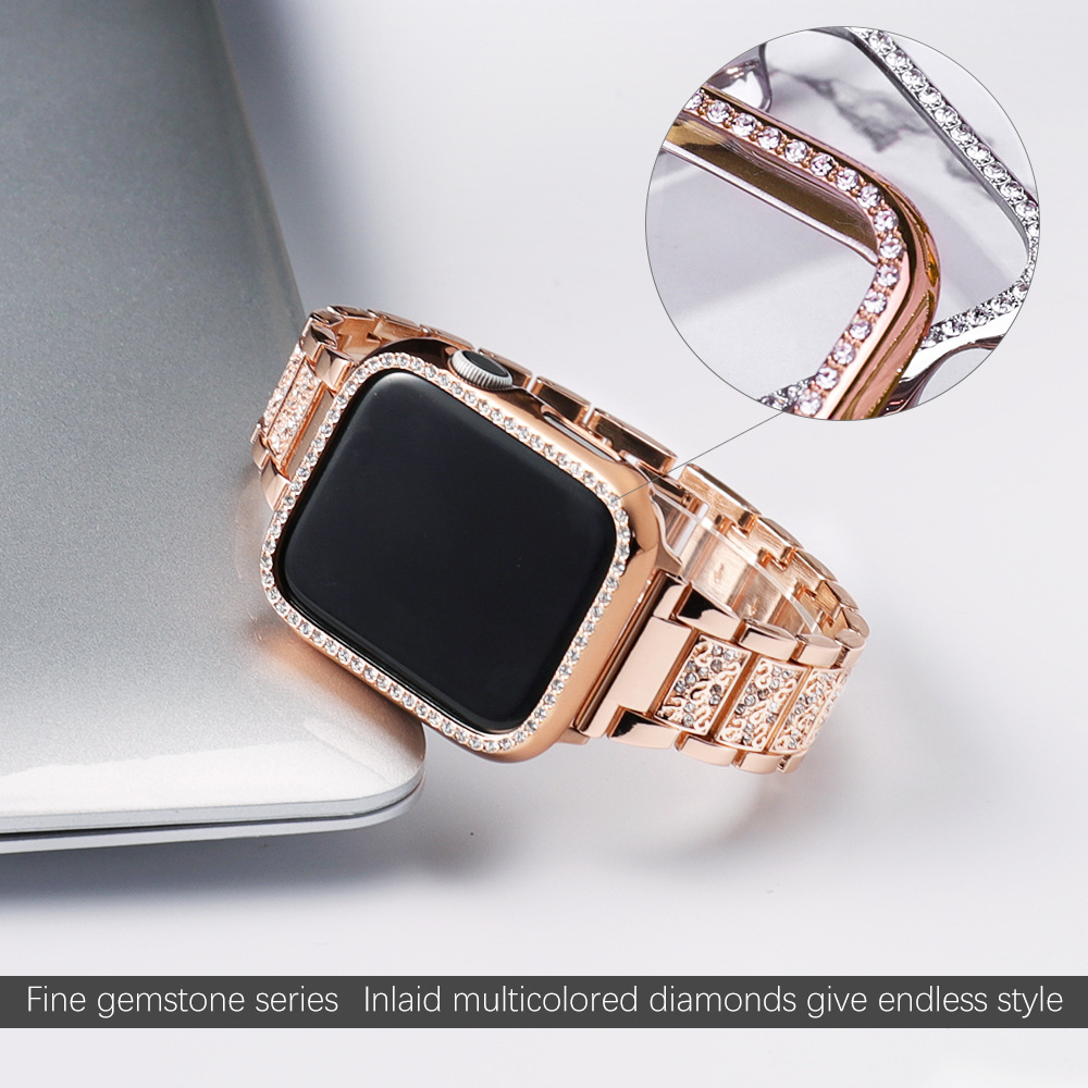 Boîtier + bracelet scintillant - Smartwatch Luxury Watches For Women avis et prix