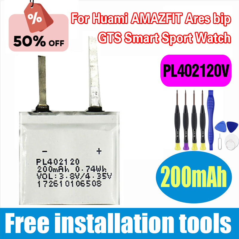 Nouveau PL402120V 200mAh batte - Smartwatch New Watches avis et prix
