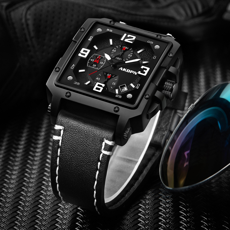 Montre pour homme, design orig - Smartwatch Square Watches For Men avis et prix
