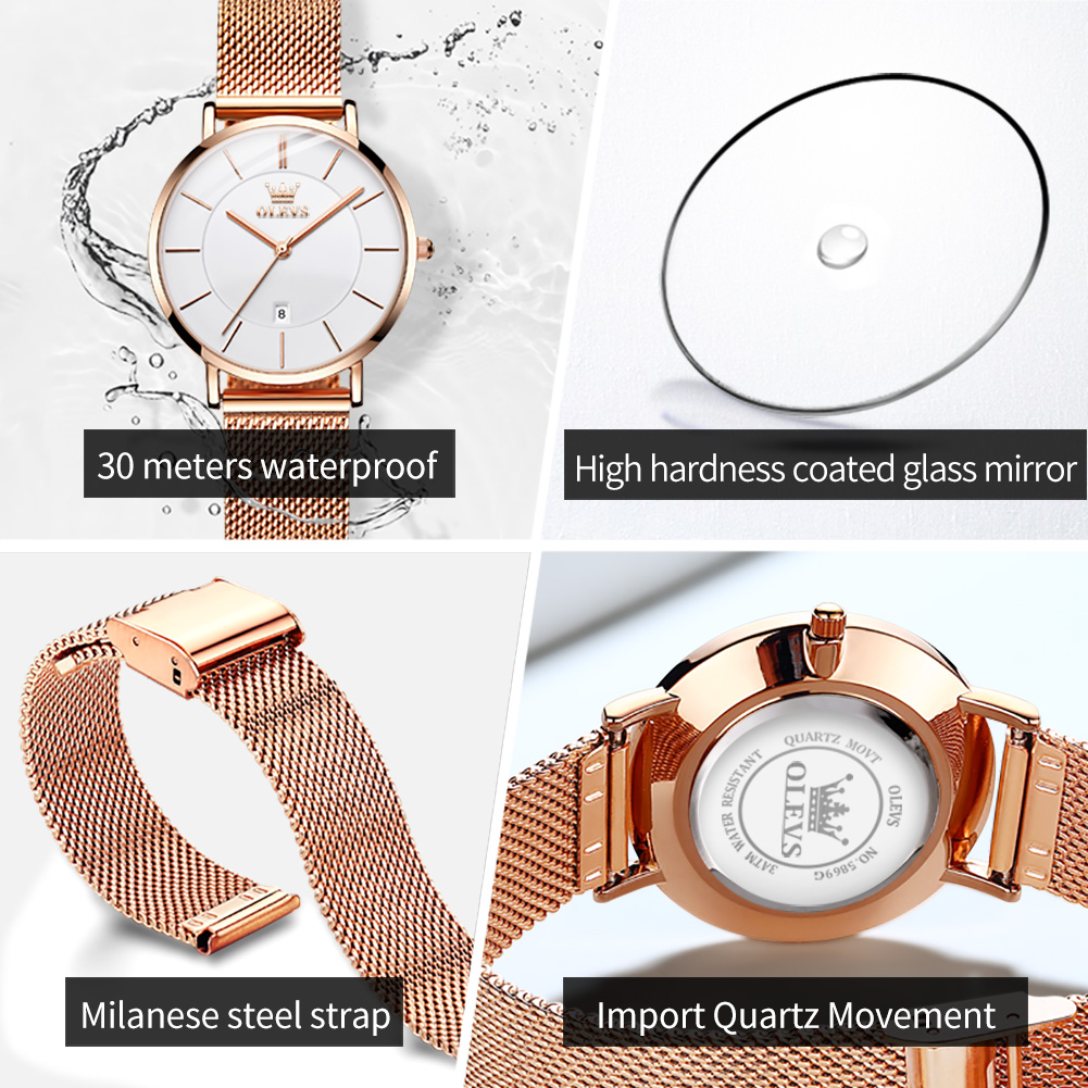 OLEVS femme montre 5869 élégan - Analog Quartz Watch avis et prix