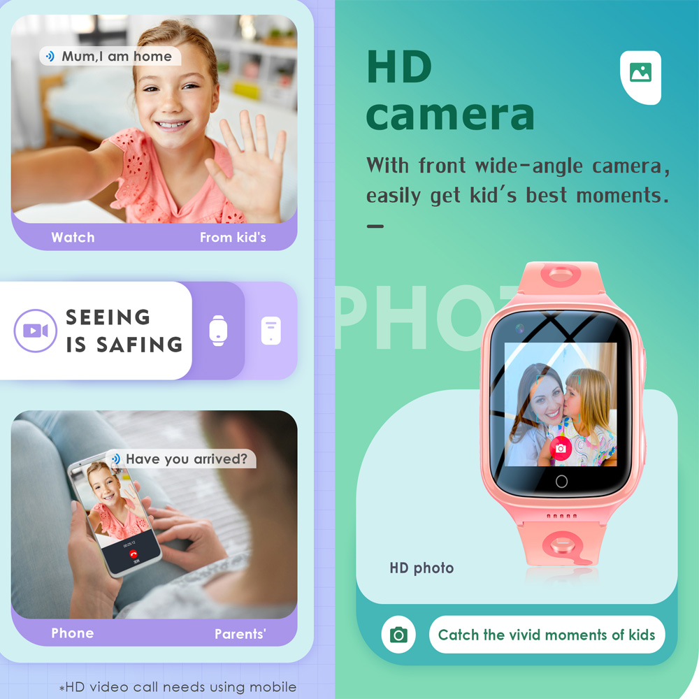 Montre connectée 4G pour enfan - Smartwatch Digital Watches For Boys avis et prix