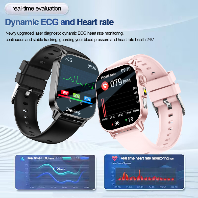 Nouvelle Montre Connectée de D - Smartwatch Square Watches For Men avis et prix