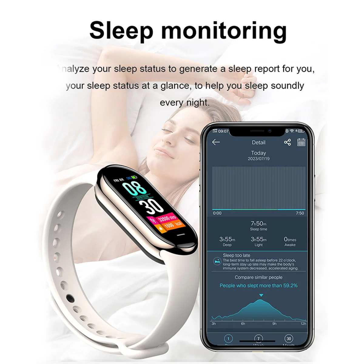 2025 tendance M8 bande intelli - Smartwatch Trending Watches For Women avis et prix