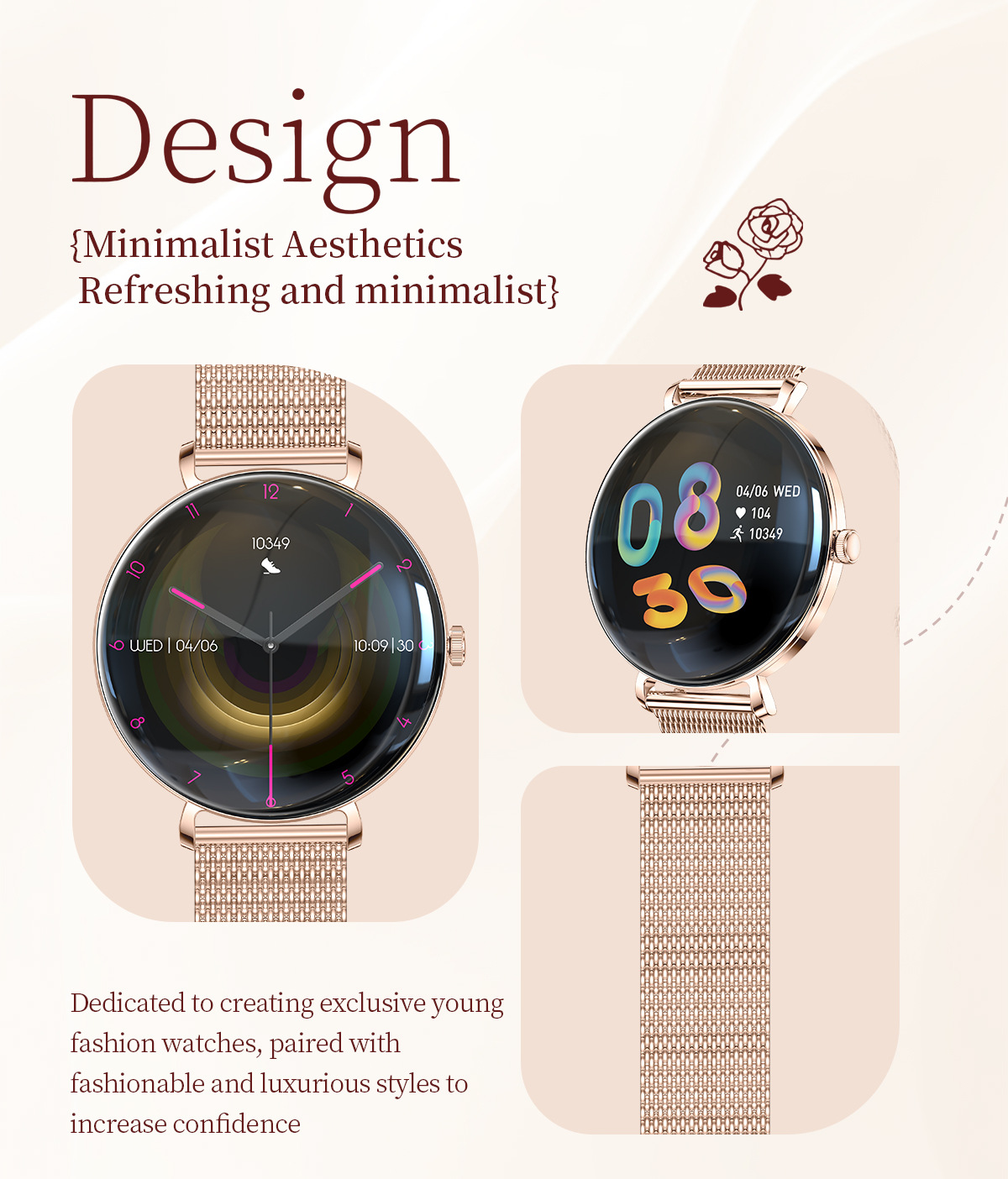 Montre connectée V85 2025 tend - Smartwatch Trending Watches For Women avis et prix