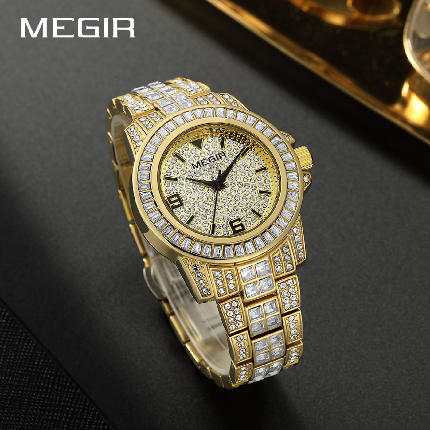 Montres de luxe MEGIR avec dia - Analog Quartz Watch avis et prix