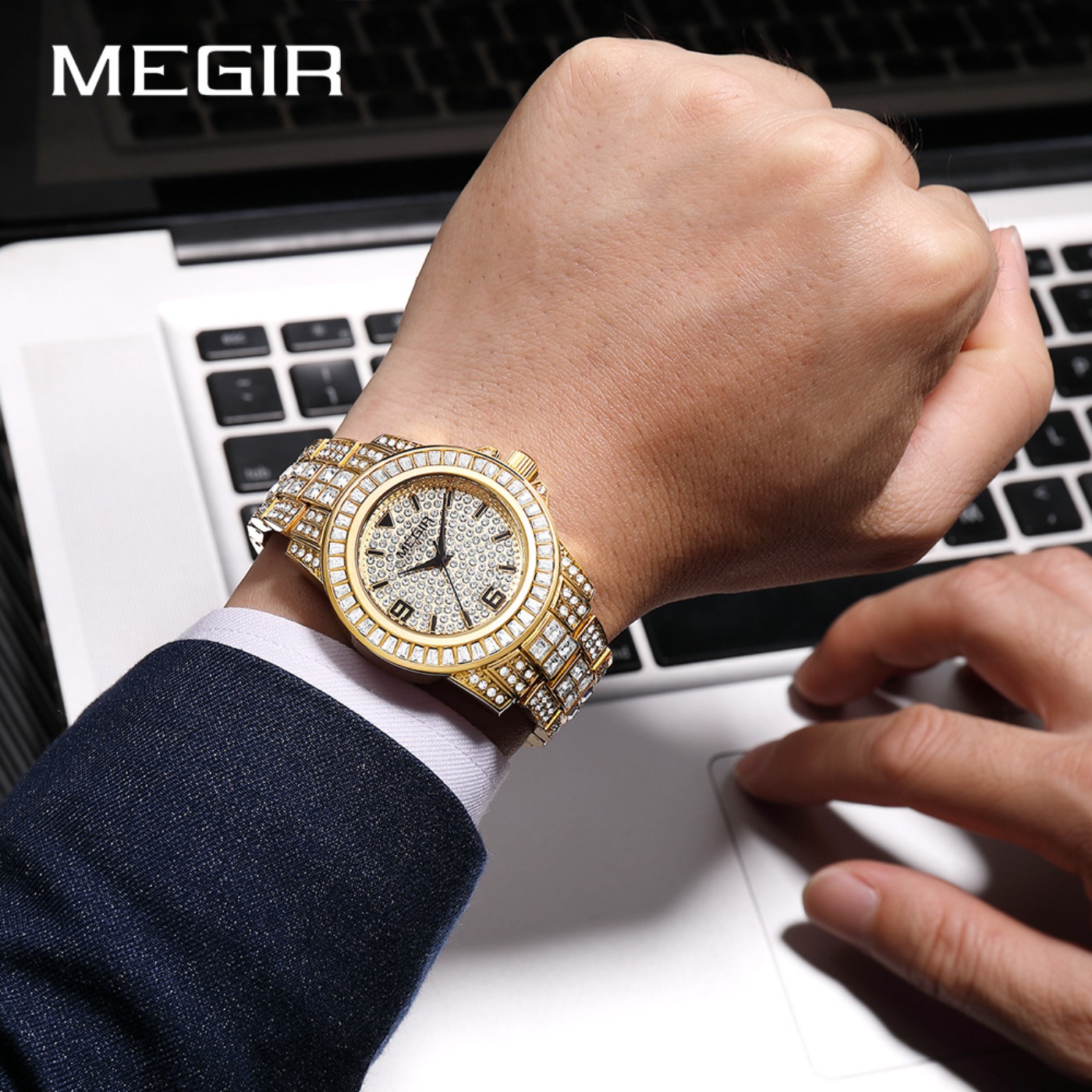 Montres de luxe MEGIR avec dia - Analog Quartz Watch avis et prix