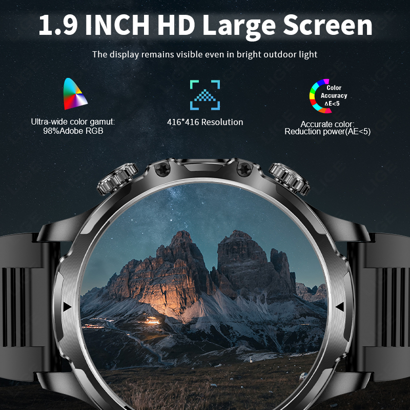 LIGE Smartwatch militaire homm - Timex Watches Smartwatch avis et prix