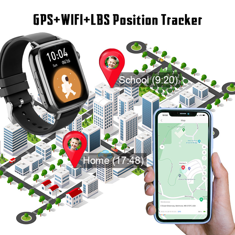 Wonlex KT34 montre intelligent - Watch Esim avis et prix