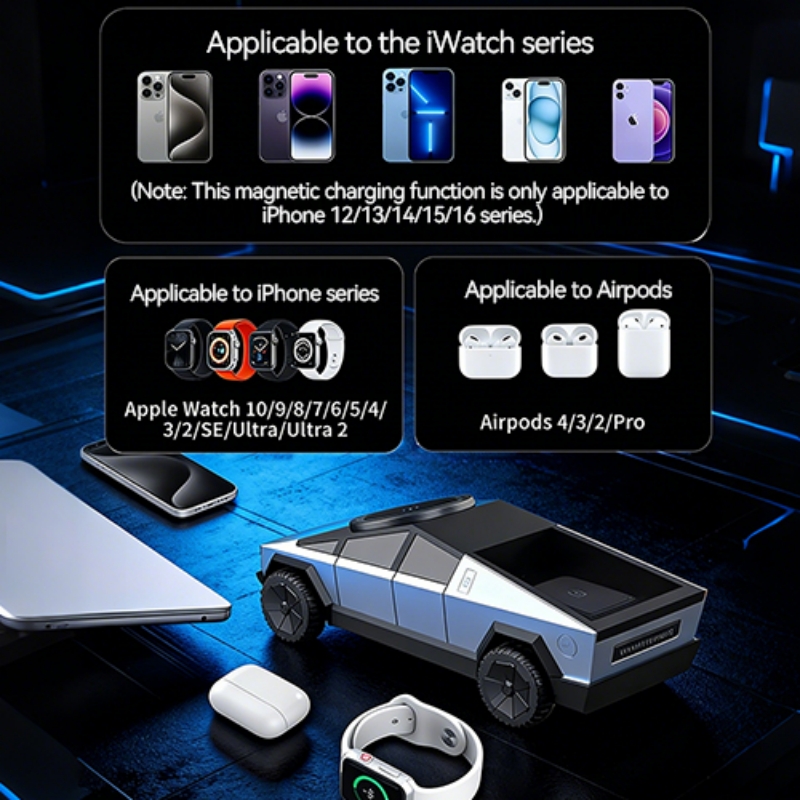 Support de bureau 3-en-1 Cyber - Smartwatch Apple Watch avis et prix