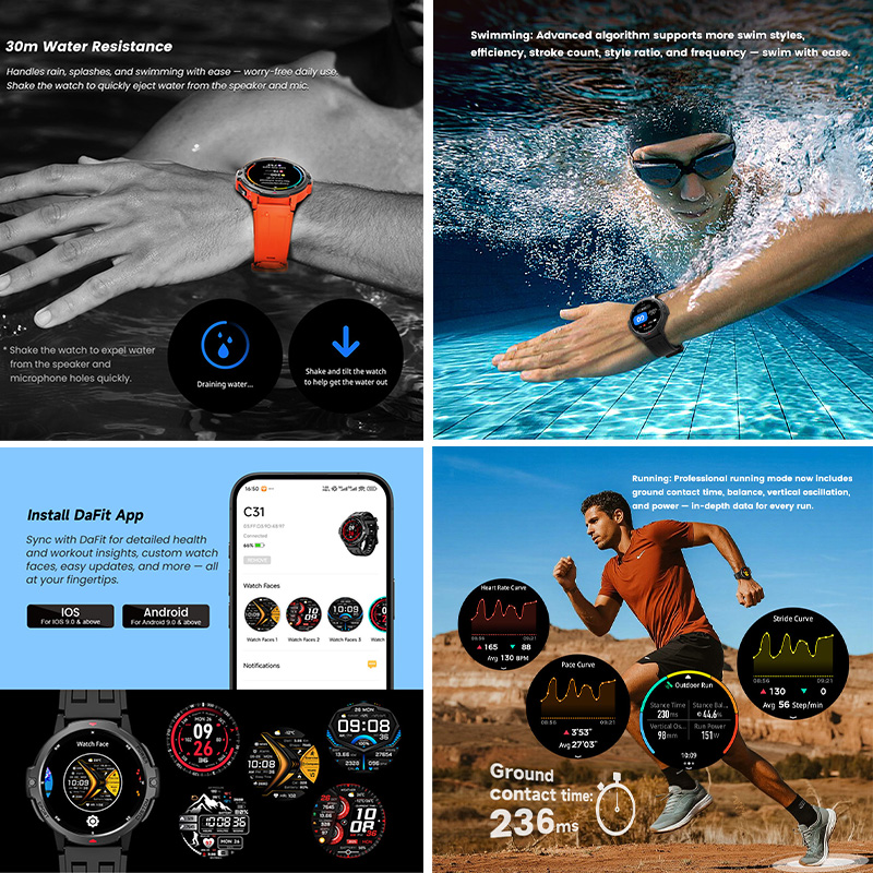 Montre connectée GPS avec suiv - Timex Watches Smartwatch avis et prix