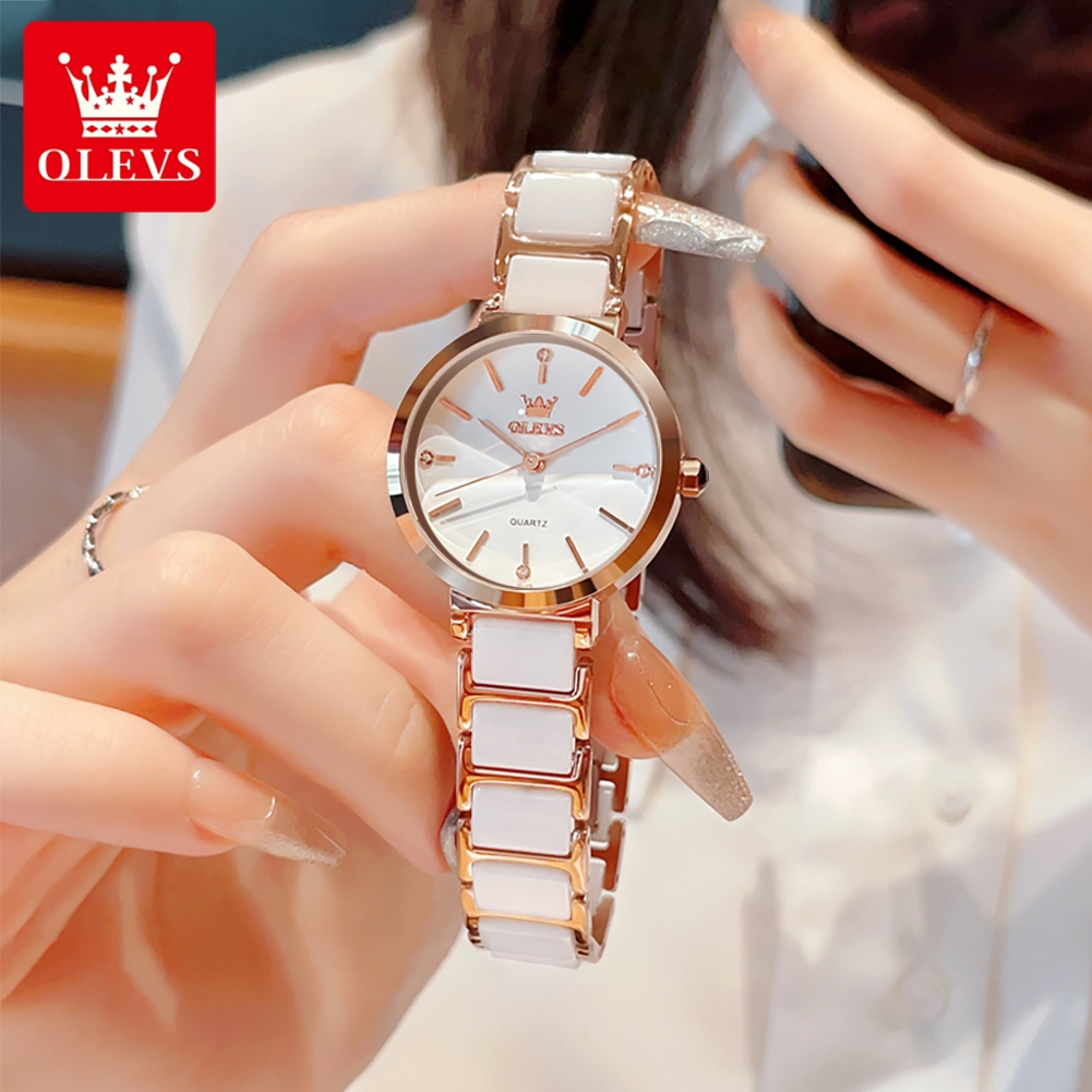 Montres OLEVS 5877 en promotio - Luxury Ceramic Watch avis et prix