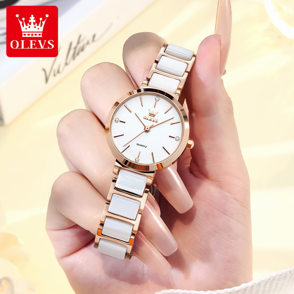 Montres OLEVS 5877 en promotio - Luxury Ceramic Watch avis et prix