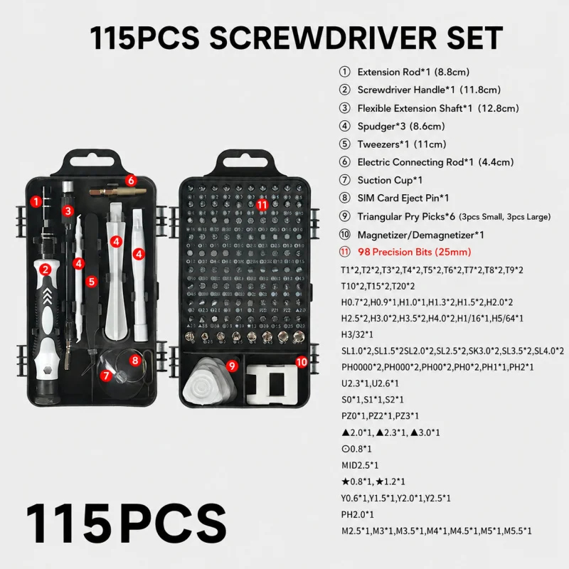 Kit de tournevis magnétique po - Watchmaker Screwdriver avis et prix