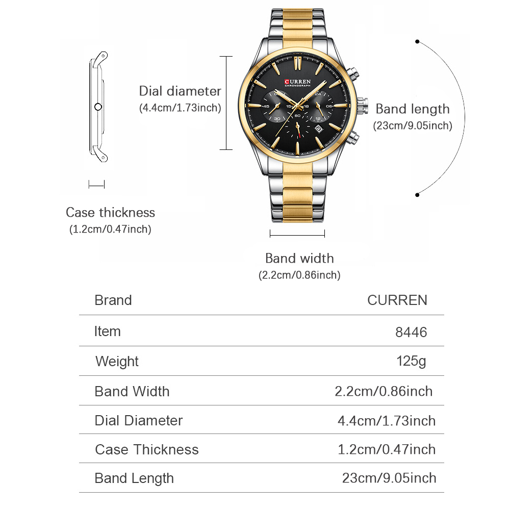 CURREN Casual Quartz Chrono Sp - Analog Quartz Watch avis et prix