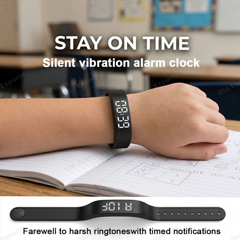Réveil vibrant intelligent pou - Smartwatch Square Watches For Men avis et prix