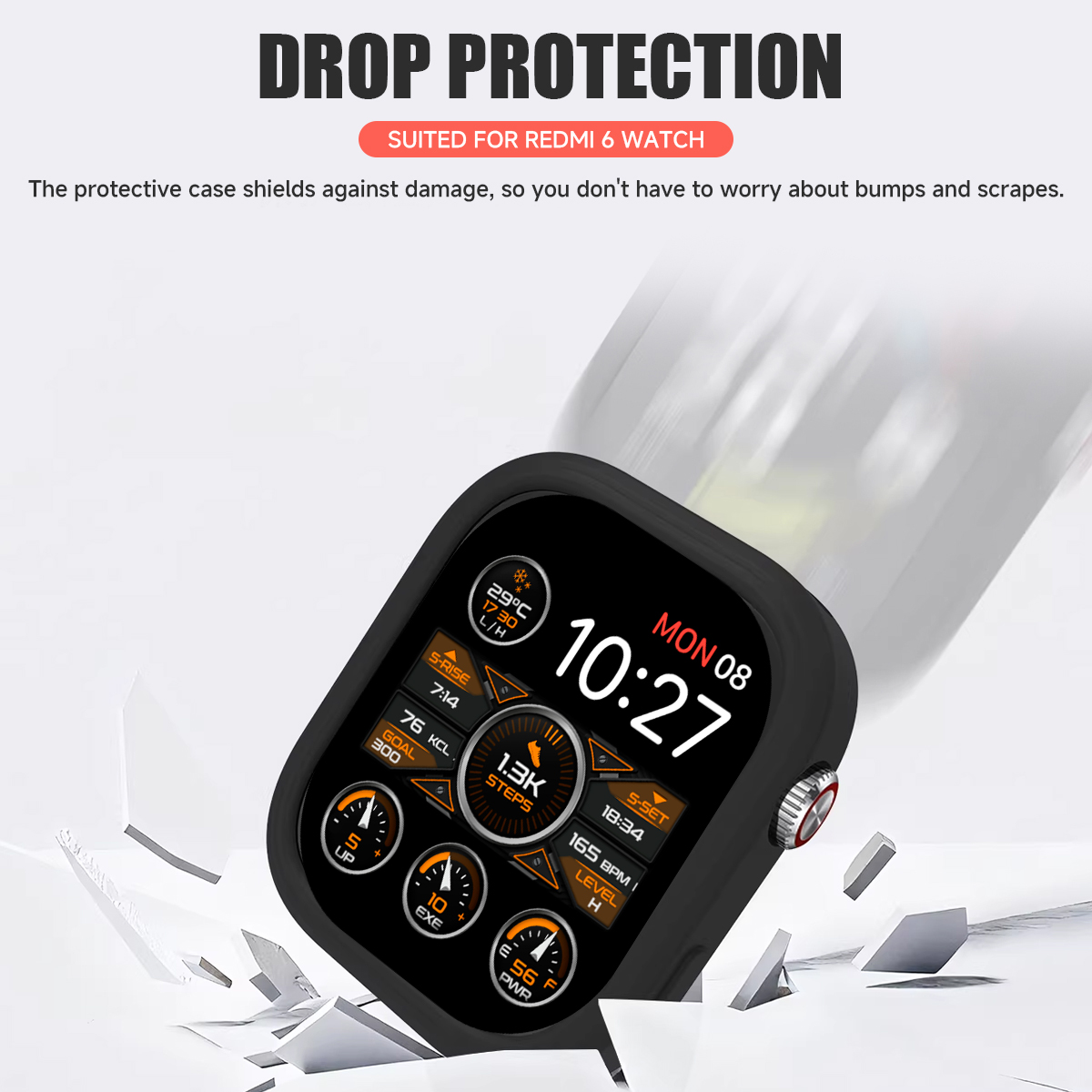 Coque en silicone pour Xiaomi  - Smartwatch Redmi Watches avis et prix