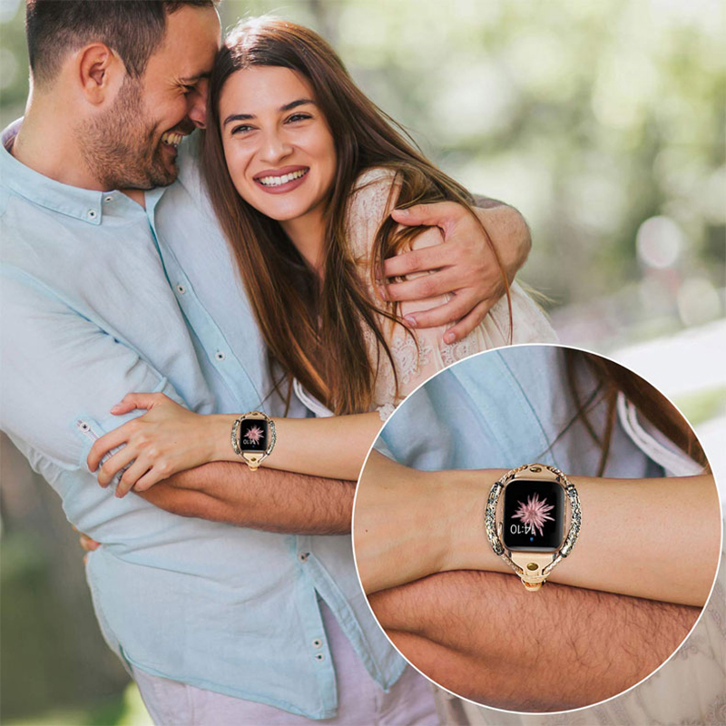 Bracelet en cuir véritable pou - Smartwatch Luxury Watches For Women avis et prix