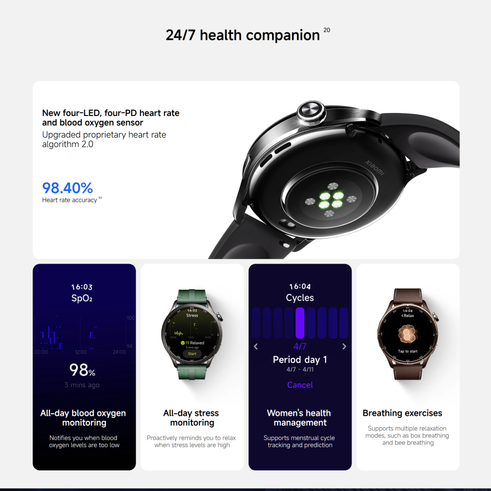 Version Globale Xiaomi Watch S - Timex Watches Smartwatch avis et prix