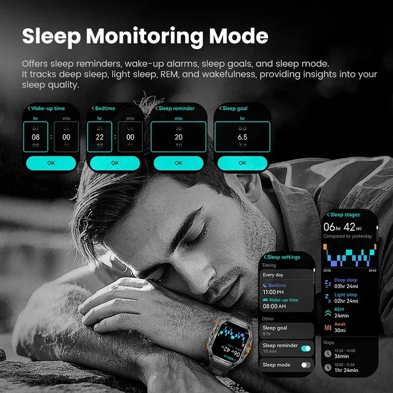 Montre connectée AMOLED de lux - Smartwatch Square Watches For Men avis et prix
