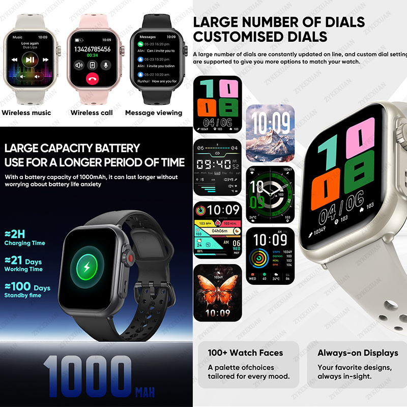 Montre Ultra K62 hommes femmes - Watch Esim avis et prix