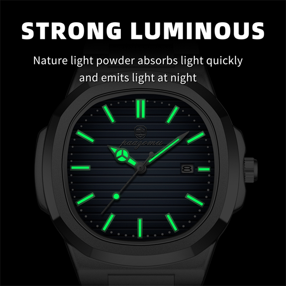 PAAZOMU Montre carrée pour hom - Smartwatch Square Watches For Men avis et prix