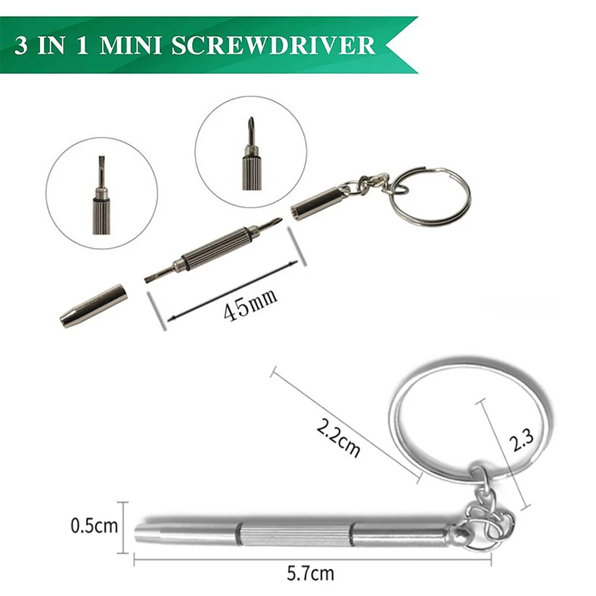 Mini tournevis 3 en 1, 1/2/10  - Watchmaker Screwdriver avis et prix