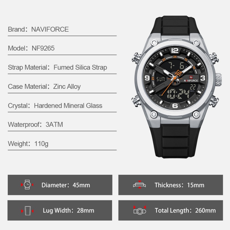 NAVIFORCE – montre pour hommes - Analog Quartz Watch avis et prix