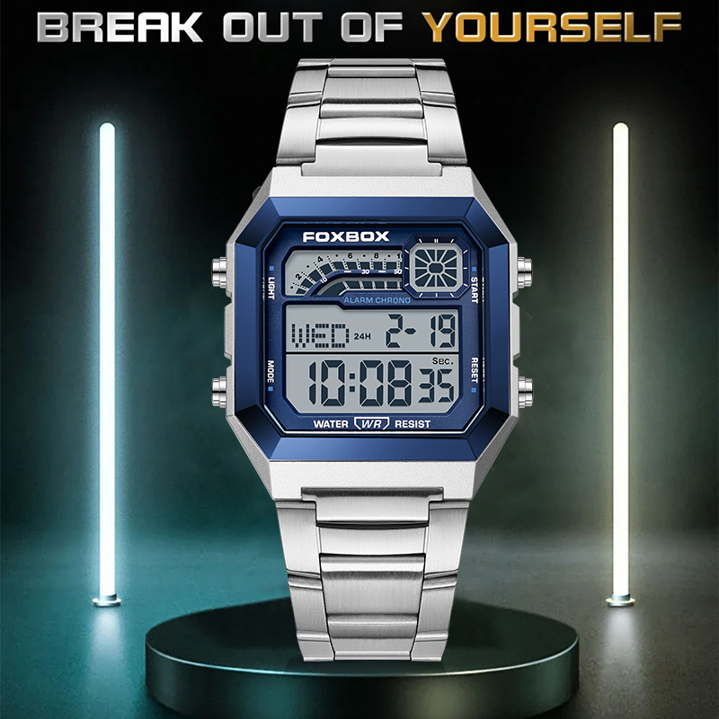 Montre homme numérique de luxe - Analog Quartz Watch avis et prix